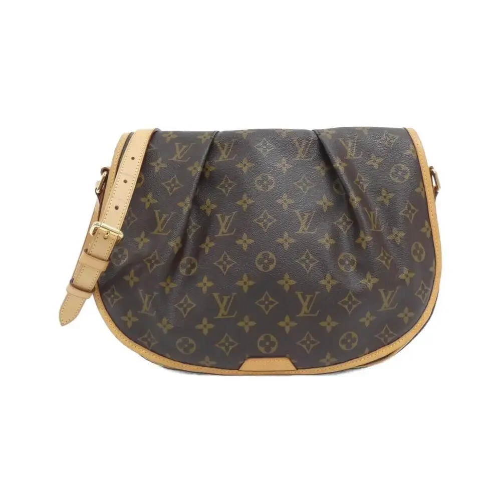 LOUIS VUITTON Brown Monogram Shoulder Bag - Picture 1 of 9